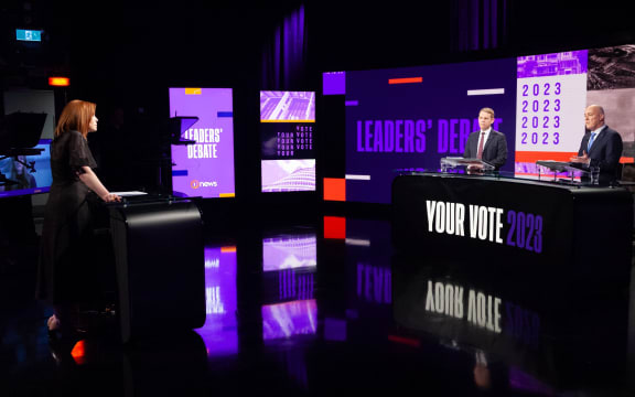 1News  debate - Chris Hipkins and Christopher Luxon