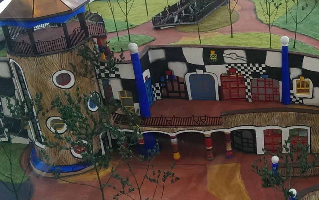 A model of the proposed arts centre.
