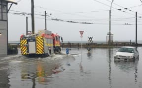 A photo sent into MetService by Jim Burns of Lyall Bay in Wellington today.