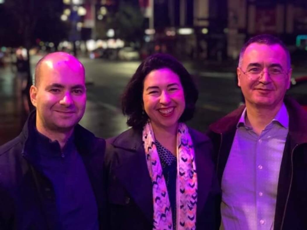 Ziv Arazi and Bruno Price from Rare Violins of New York with Music Alive host Clarissa Dunn