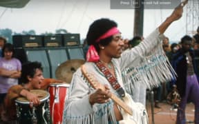 Jimi Hendrix at Woodstock