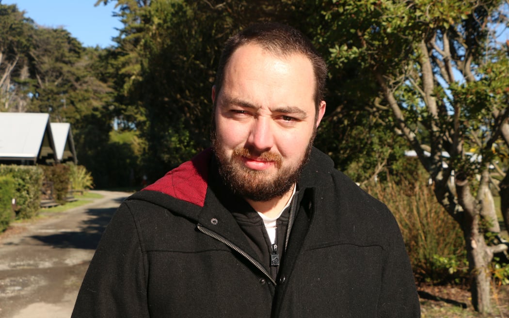 Sam Hawkins, whose family runs the South New Brighton Motor Camp