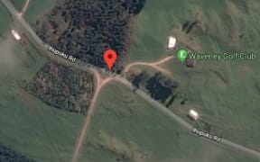 Emergency services were called to the scene near Ihupuku Road in Waverley at about 11.11am.