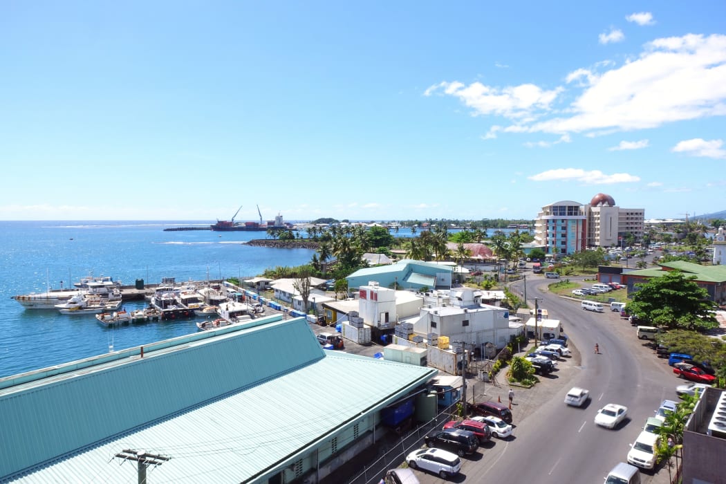 Apia CBD the capital of Samoa.