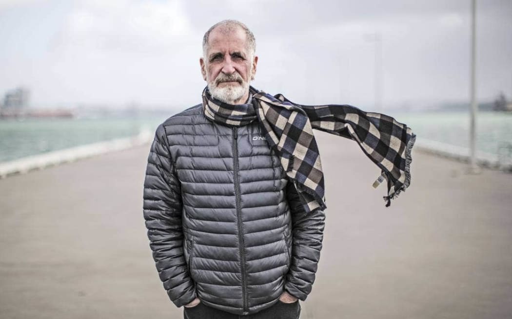 Murray Inglis on Devonport Wharf in 2017.