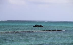 NZDF base on the South Coast of Upolu near where the Manawanui sank in Samoa.