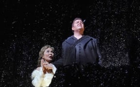 A scene from Orfeo at The Met