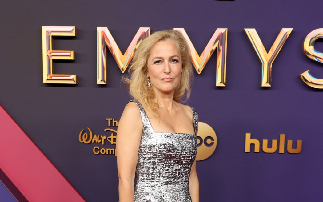 Gillian Anderson attends the 76th Primetime Emmy Awards at Peacock Theater on September 15, 2024 in Los Angeles, California.