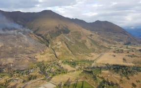 The scrub fire over Wanaka consumed about 200 hectares before it was contained yesterday.
