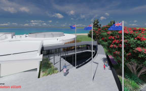 The new design for Napier's War Memorial Centre