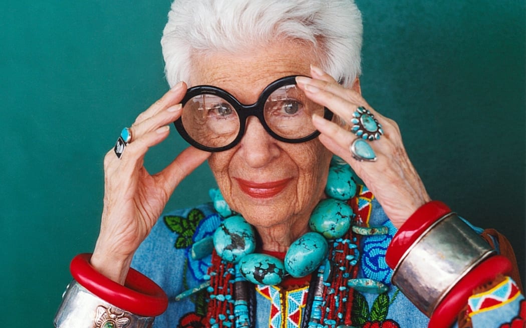 Style icon Iris Apfel.