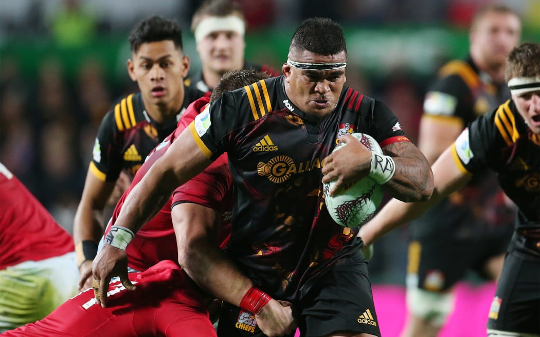 Former Chiefs prop Siegfried Fisiihoi made his test debut in 2017.