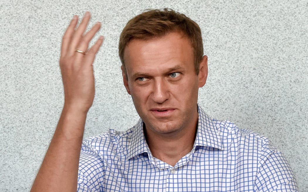 Russian opposition leader Alexei Navalny attends a hearing at a court in Moscow on June 24, 2019.
