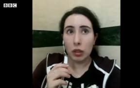 Princess Latifa, screenshot of video provided to BBC. (DO NO REUSE)