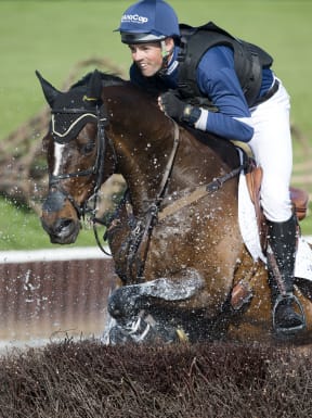 Jock Paget on Clifton Promise at the Badminton Horse Trials in May last year.