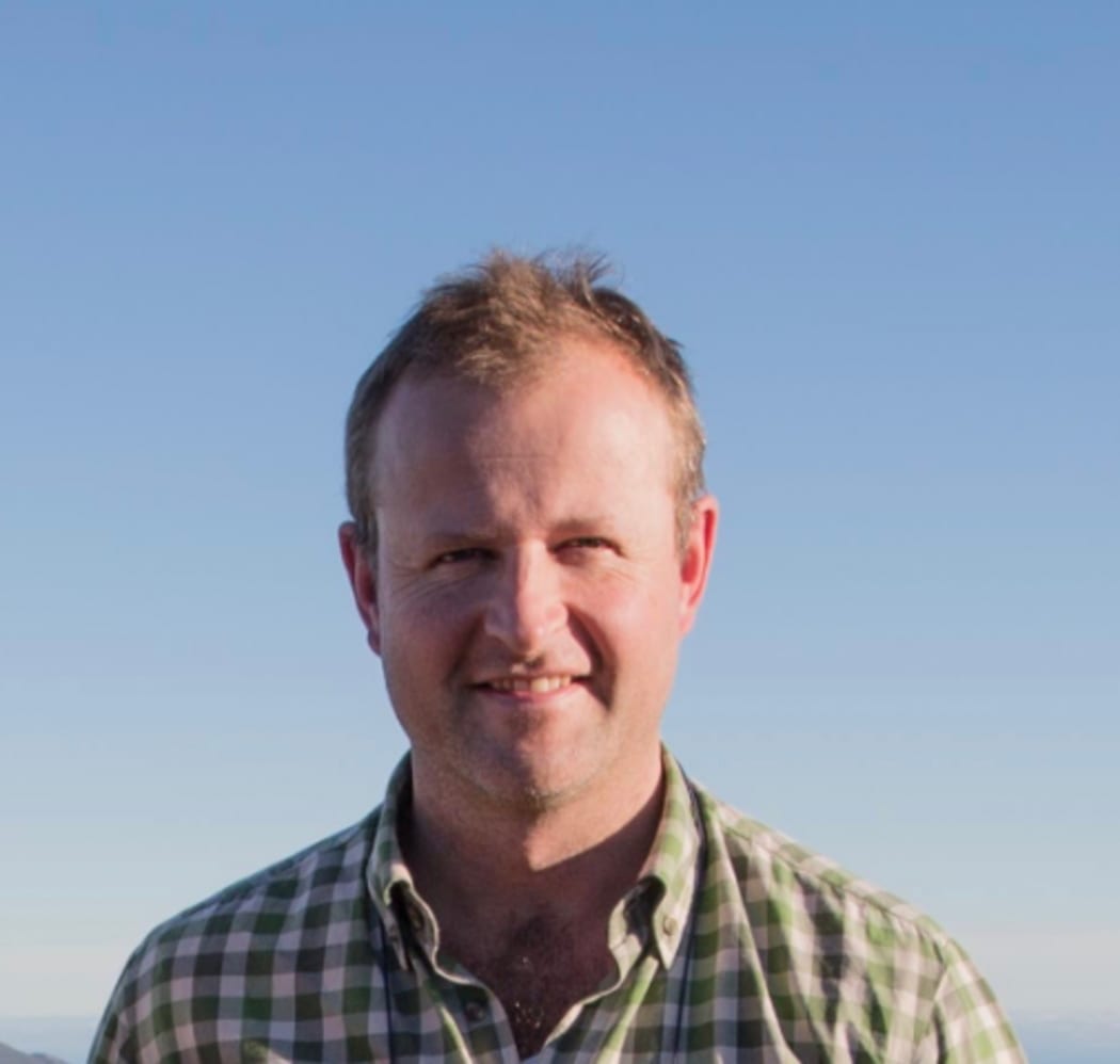 Pilot Matthew Wallis, whose helicopter crashed into Lake Wanaka.