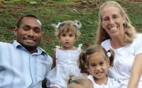 The woman behind the letter is Australian Jennifer Ragaruma who has lived in Solomon Islands since 2004 with her Solomon Islands husband Morgan and their daughters, Katelyn 7 and twins, Keelah and Anneka 4.