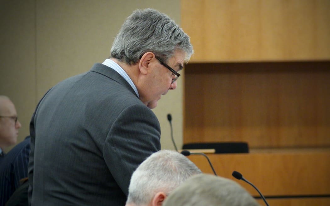 Defence lawyer Grant Illingworth in court.