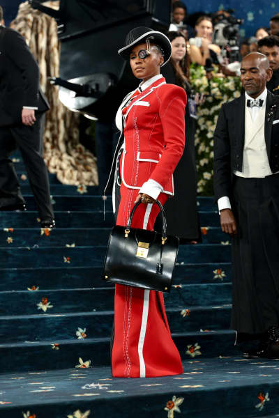 Janelle Monáe attends the 2025 Met Gala Celebrating "Superfine: Tailoring Black Style" at Metropolitan Museum of Art on May 05, 2025 in New York City.