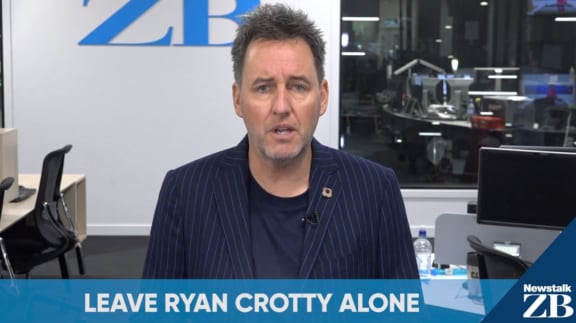 Mike Hosking tells us to butt out of Crotty's career.