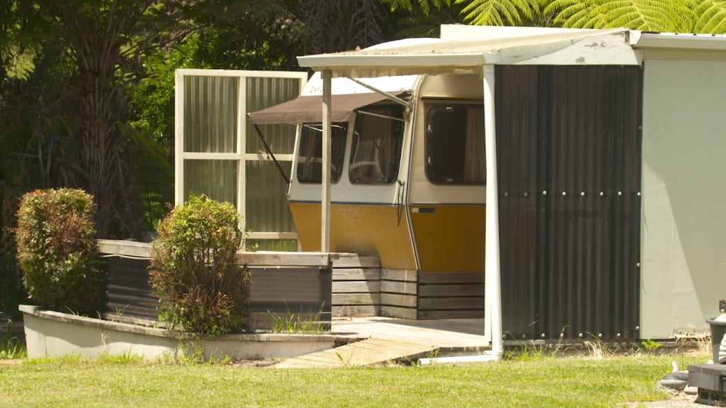 Geoff and Maureen Ward's live in a caravan while they face a lengthy wait for accessible public housing.