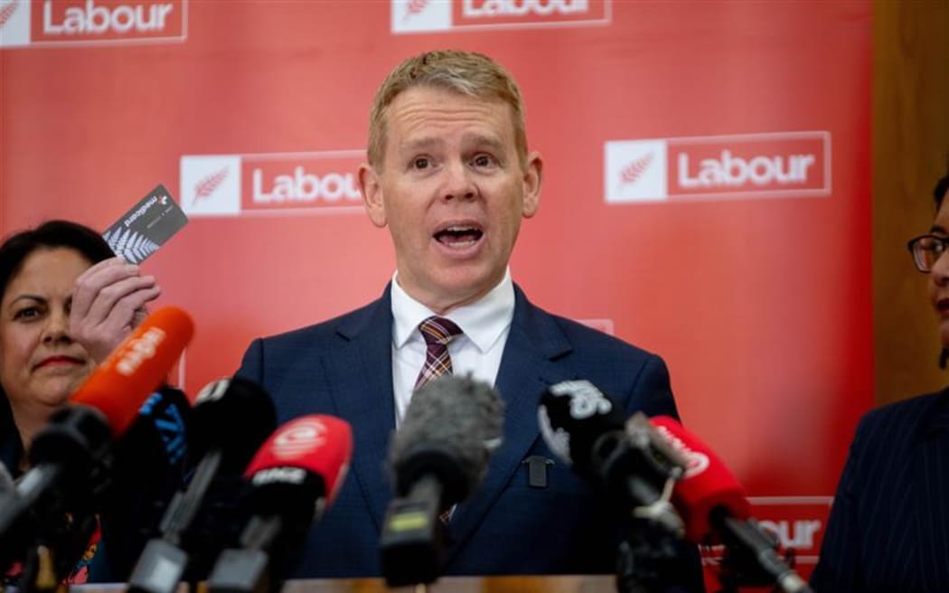 Labour leader Chris Hipkins made the announcement on Tuesday morning.
