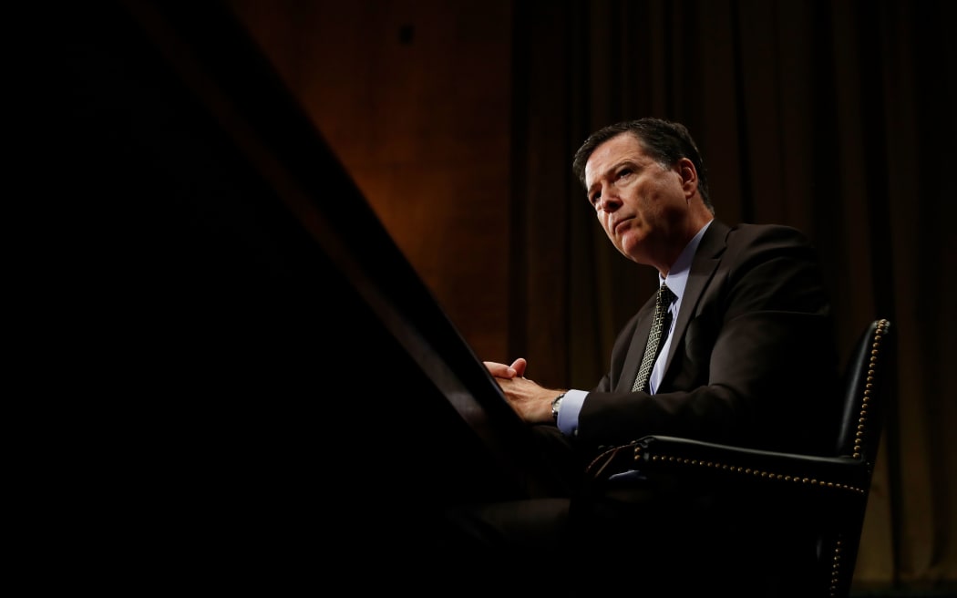 FBI Director James Comey testifies on Capitol Hill in Washington, 3 May, 2017.