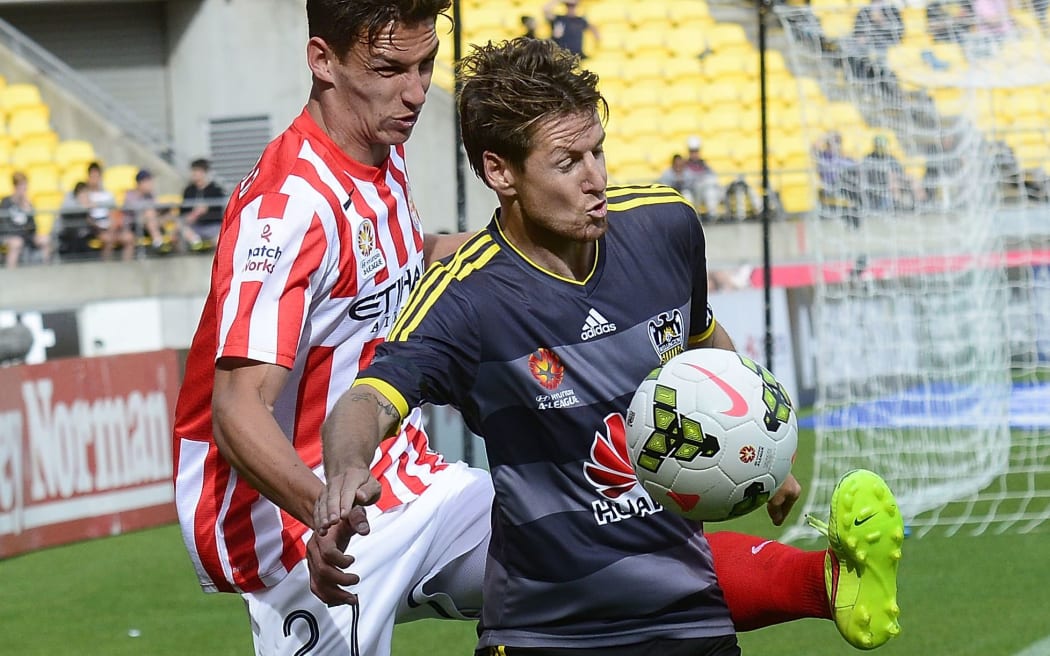 Wellington Phoenix striker Nathan Burns.