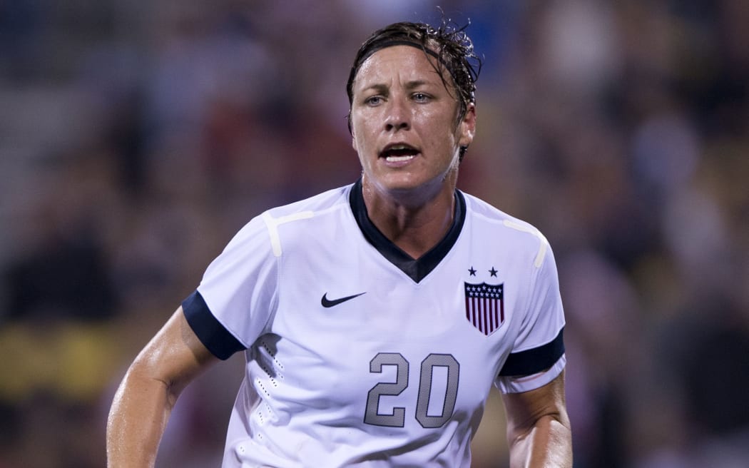 Abby Wambach in action against New Zealand in 2013