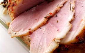 Glazed Ham with Ginger Lime Pink Peppercorns