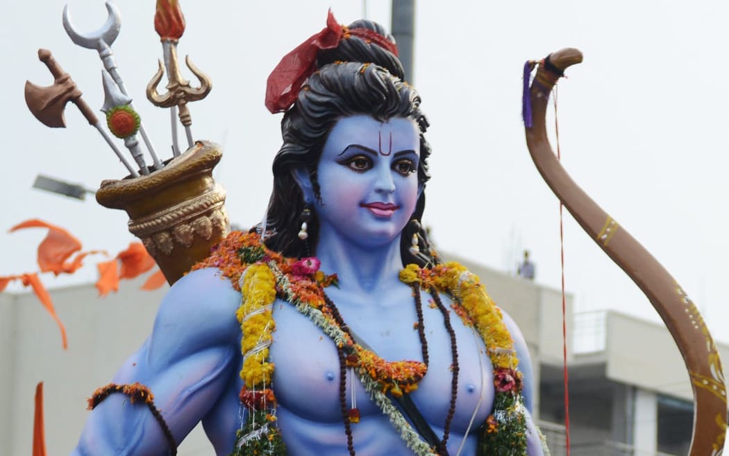 Lord Rama revered by Hindus