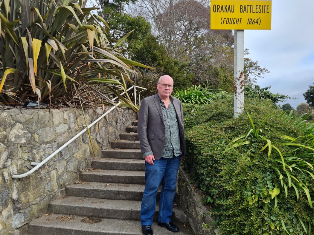 Vincent O’Malley at Ōrākau, Waikato