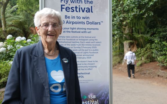 Volunteer Dorothy Anderson.