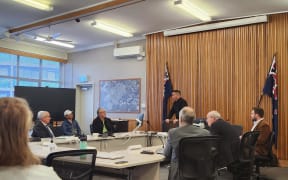 Cr Daniel Newman addressing the public on FDS - Future Development Strategy