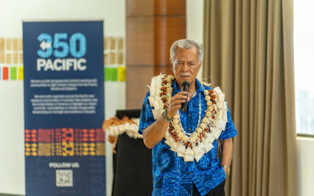 Pacific Islands Forum Secretary General Henry Puna at the 2023 Pacific Power Up Meeting on 25 October 2023, Nadi, Fiji.