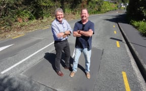 Residents Jeremy Matthews and Nicholas Lunn said the vibrations caused by vehicles driving over the speed cushions were loud and disruptive.