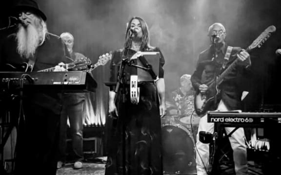 The Loving Arms from left: Mark Beesley, Steven Shaw, Catherine Townsend, Bryan Shaw, Dominic Blaazer.