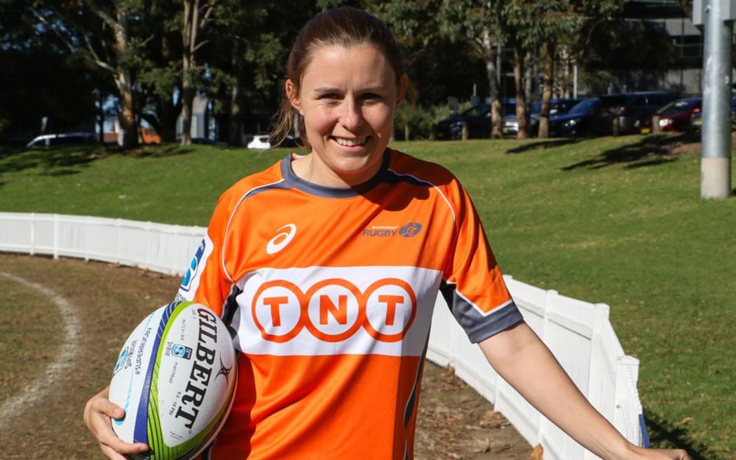 Australian rugby referee Amy Perrett.
