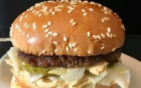 One of the homemade McDonald's goodies buy people on the facebook group Home-Made McDonald, started by Melbourne artist Joel Cornell.