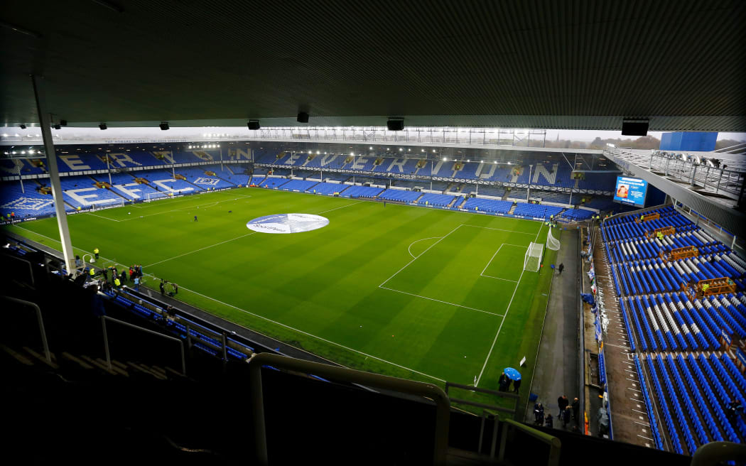 A general view of Everton's Goodison Park ground