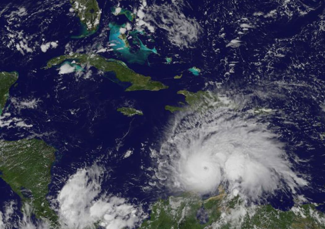 Hurricane Matthew formed in the Atlantic Ocean earlier in the week.