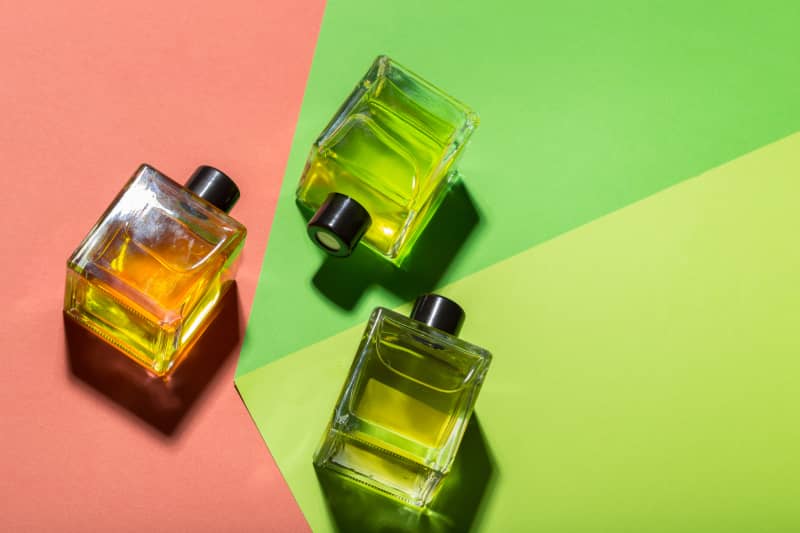 beautiful bottle of perfume