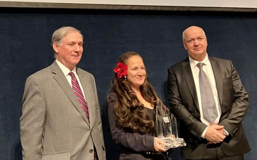 Lagipoiva Cherelle Jackson has been awarded the prestigious Freedom of the Media Award for Excellence in Commentary and Criticism at the National Press Club in Washington.