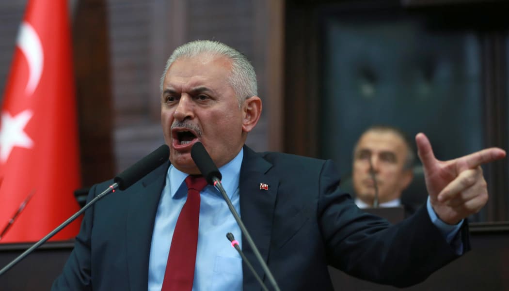 Turkish Prime Minister Binali Yildirim.