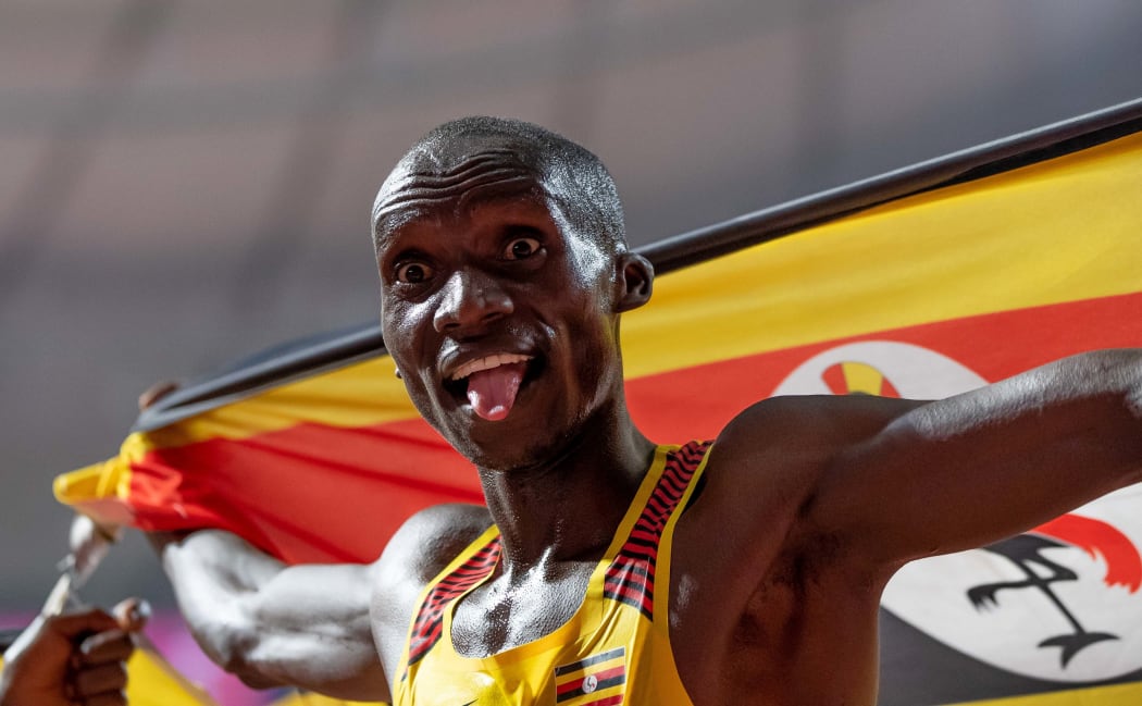 New 10,000m world record holder Joshua Cheptegei.