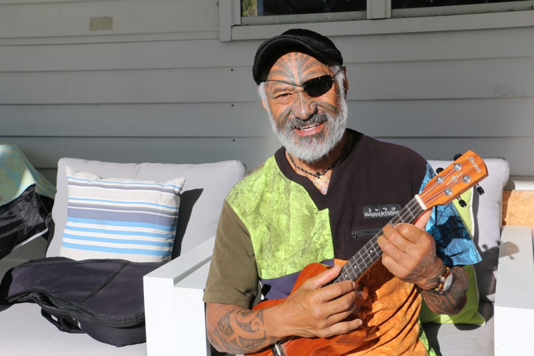 Te Kehukehu at his home in Matapihi.
