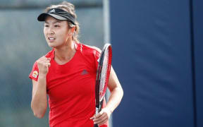 (FILE) Former WTA World Number one doubles tennis player Peng Shuai. Steve Simon, CEO of Women's Tennis Association (WTA) announces immediate suspension of all tournaments in China amid concern for Chinese tennis star Peng Shuai on Thursday Dec 2, 2021.