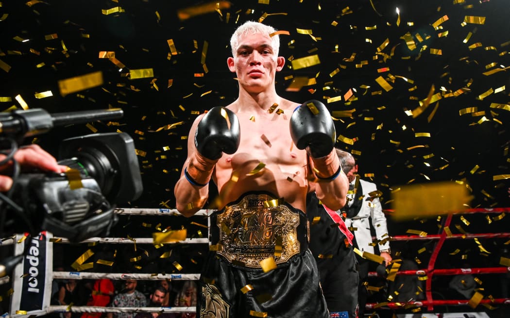 Navajo Stirling after winning King in the Ring
