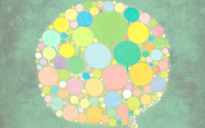 Illustration of chat bubbles against coloured background. (Photo by FANATIC STUDIO / SCIENCE PHOTO L / FST / Science Photo Library via AFP)