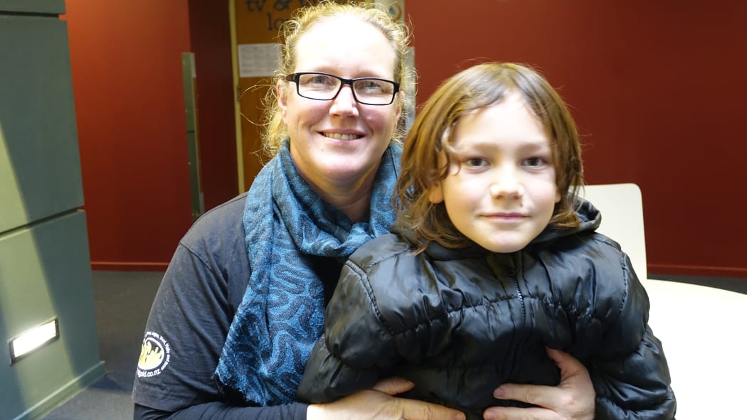 Filmmaker Jessie McVeagh and her son Kahu.